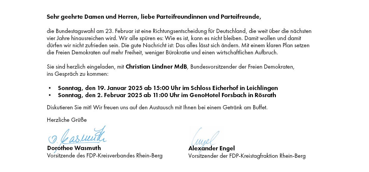Einladung